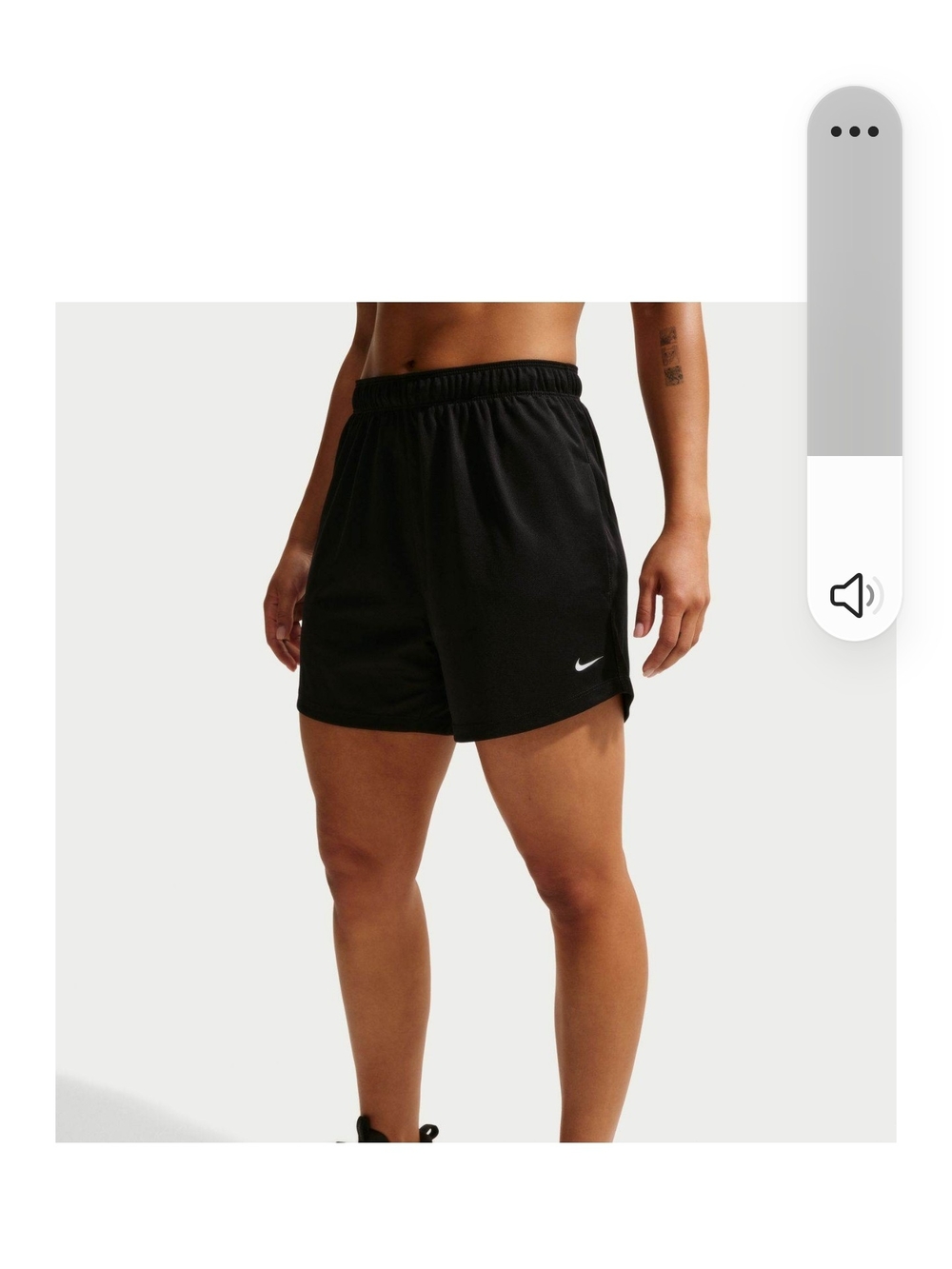 Nike Black Women's Athletic Training Shorts
